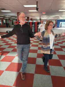 couple dancing at dance class for people with parkinson's